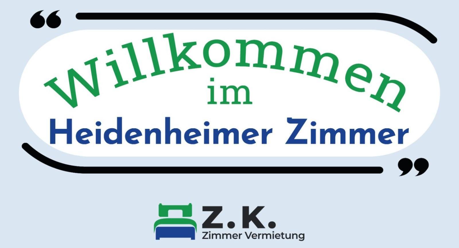 Heidenheimer Zimmer Eksteriør bilde